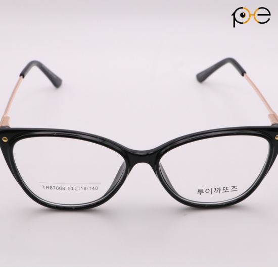Gọng Kính Nữ Mắt Mèo TR87008 - Màu Đen